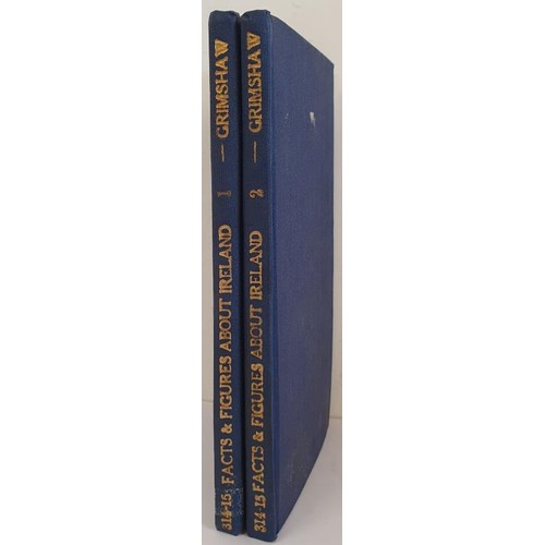 113 - Facts and Figures about Ireland (1893) by Thomas Wrigley Grimshaw. Vol 1-2 with folding plates at re... 