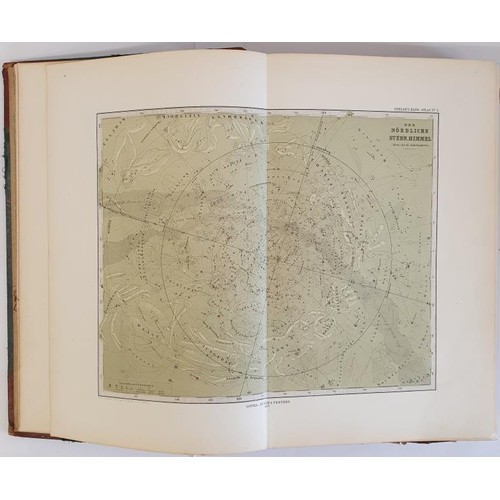 135 - HAND ATLAS / ÜBER ALLE THEILE DER ERDE - UND ÜBER DAS WELTGEBAUDE. STIELER ADOLF Published... 