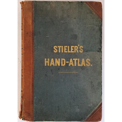 135 - HAND ATLAS / ÜBER ALLE THEILE DER ERDE - UND ÜBER DAS WELTGEBAUDE. STIELER ADOLF Published... 