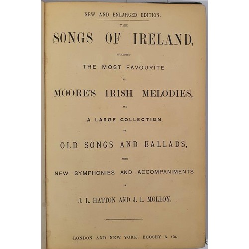 169 - The Royal Edition of The Songs Of Ireland, edited by Hatton & Molloy. London: Boosey & Co. T... 