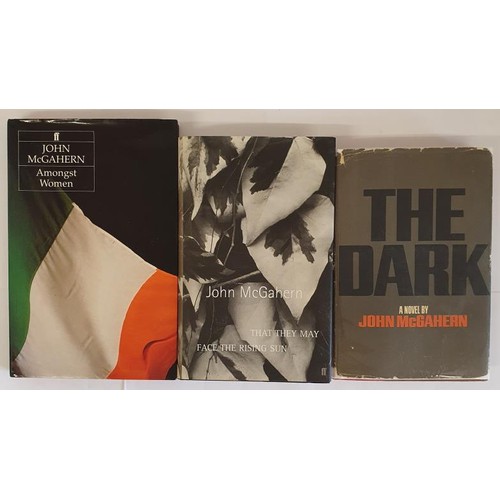 187 - John McGahern – The Dark, published 1965, First American Edition, First Print. Amongst Women, ... 