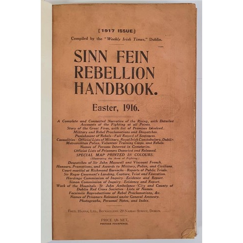 197 - Sinn Fein Rebellion Handbook: 1917 edition of the Handbook, an extremely useful reference on the 191... 