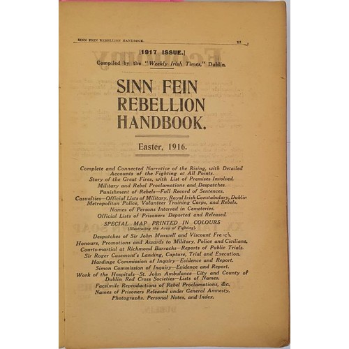 206 - Sinn Fein Rebellion Handbook: 1917 edition of the Handbook, an extremely useful reference on the 191... 