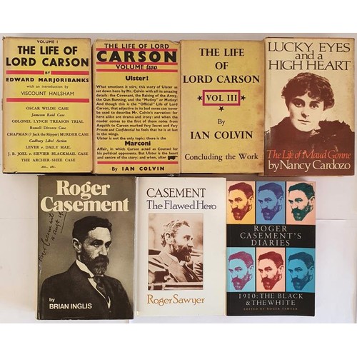 221 - Roger Casement by Brian Inglis. 1973; Casement the Flawed Hero by Sawyer; Roger Casement’s Dia... 