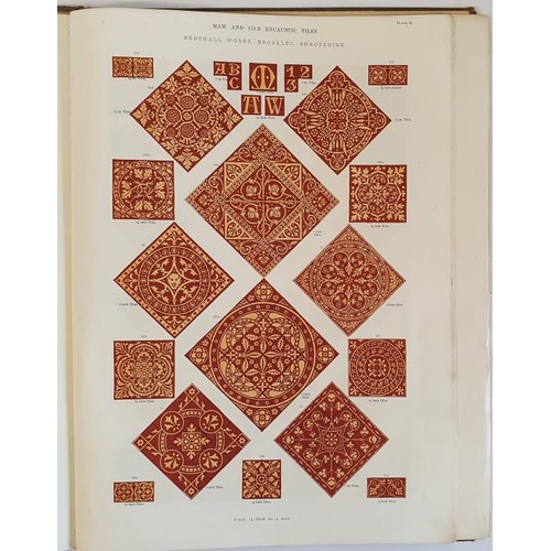 234 - Plates selected from Maw and Co.'s Pattern book of tile pavements and wall decorations. G Goldie; G ... 