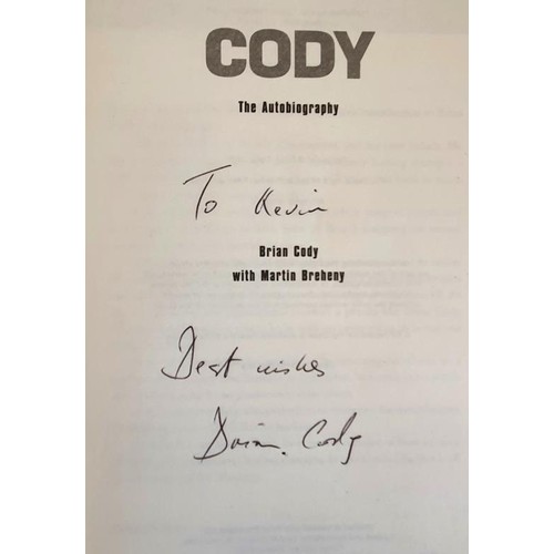 242 - GAA: Cody The Autobiography SIGNED, 2009; The Year of The Cats by Charlie Keegan SIGNED 2008; The Cl... 