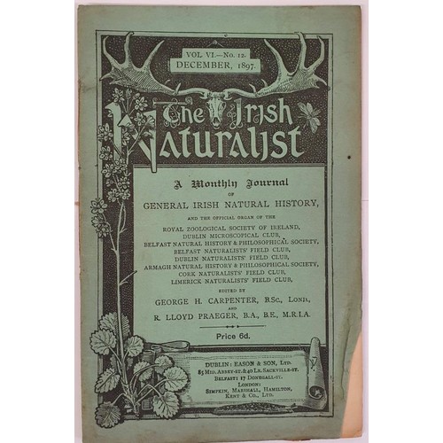 258 - The Irish Naturalist-Monthly Journal c 50 issues Earliest 1897 lates 1920 -not a consecutive run