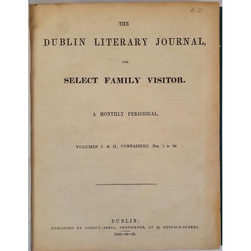 260 - The Dublin literary journal and select family visitor, for the dissemination of useful knowledge. Vo... 