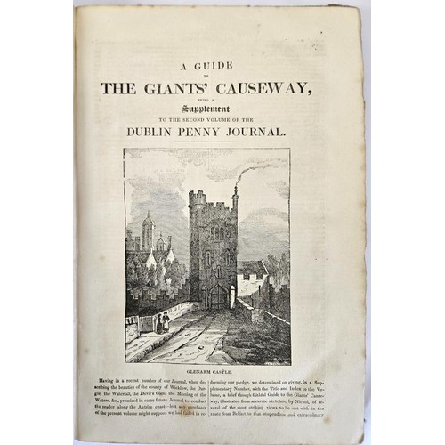 261 - The Dublin Penny Journal 1832-3; 1833-4; 1834-5; and 1835-6 (all 4 complete vols. numerous woodcut e... 