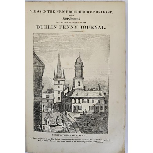 261 - The Dublin Penny Journal 1832-3; 1833-4; 1834-5; and 1835-6 (all 4 complete vols. numerous woodcut e... 