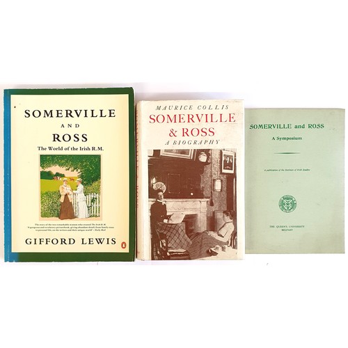 312 - Somerville & Ross: Collis, M. Somerville & Ross. A Biography, 1968, dust jacket; Lewis, G. S... 