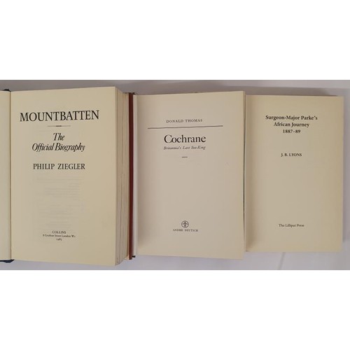 327 - Philip Ziegler – Mountbatten, published 1985. Handwritten signed letter from the author laid i... 