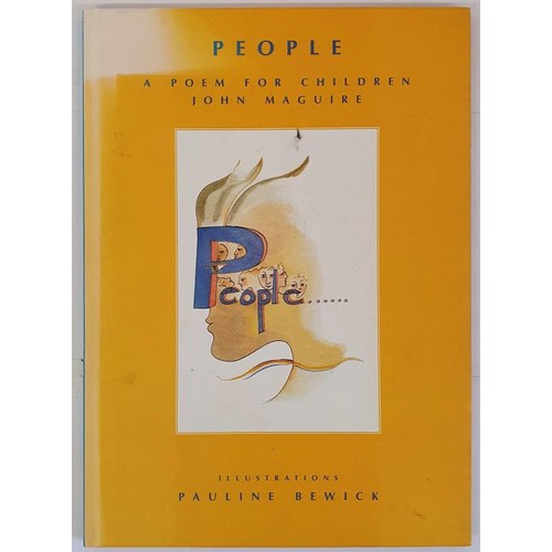 347 - People, A Poem For Children by John Maguire with Illustrations by Pauline Bewick, SIGNED by Pauline ... 