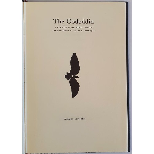 349 - Desmond O’Grady; The Gododdin, a version by Desmond O’Grady, Ink paintings by Louis Le B... 