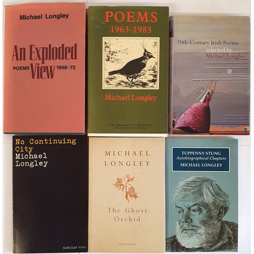 352 - Michael Longley: An Exploded View-Poems 1968-72, 1975 SIGNED by Paul Durcan; No Continuing City, 196... 