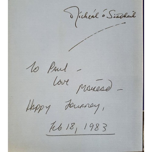 353 - Micheál Ó Siadhail: Springnight SIGNED with an inscription to Paul Durcan; The Image W... 