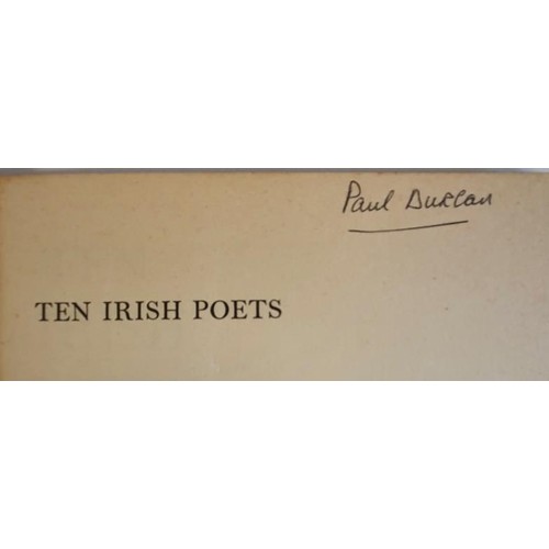 362 - Poetry: Collection of Booklets/Pamphlets such as Bald Head by Ferdia MacAnna SIGNED by Paul Durcan, ... 