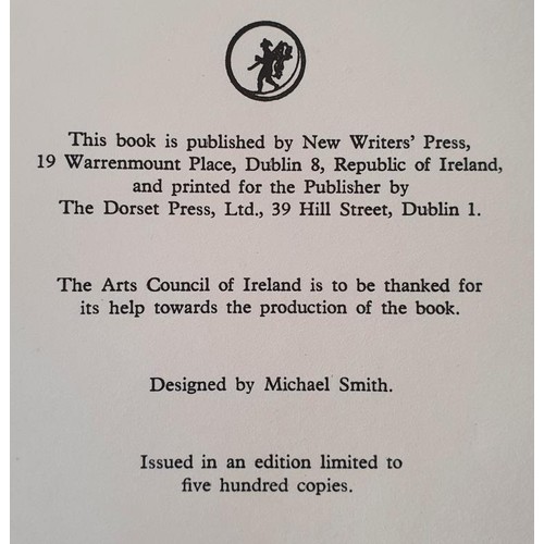 367 - Tom Mac Intyre; The Harper’s Turn, with an introduction by Seamus Heaney, First edition French... 