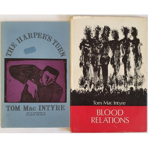 367 - Tom Mac Intyre; The Harper’s Turn, with an introduction by Seamus Heaney, First edition French... 