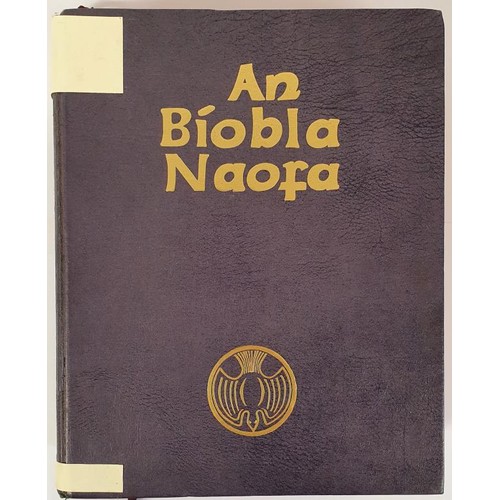 383 - An Biobla Naofa, 1981, An Sagart, large 4to; spine tears top and bottom but rest vg; loosely inserte... 