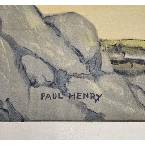 391 - Paul Henry, RHA (1876-1958). Sheephaven, Donegal, Ireland For Holidays. Original 1920's Poster. Illu... 