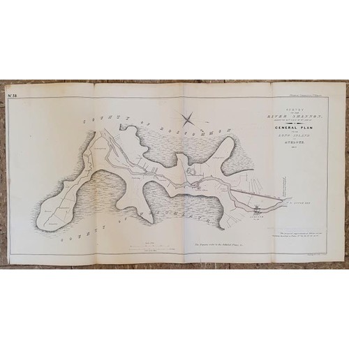 423 - [Shannon Commission Report]. Survey of the River Shannon 1837. Long Island to Athlone; Shannon Bridg... 