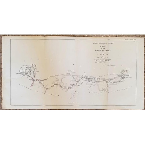 423 - [Shannon Commission Report]. Survey of the River Shannon 1837. Long Island to Athlone; Shannon Bridg... 