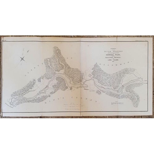 423 - [Shannon Commission Report]. Survey of the River Shannon 1837. Long Island to Athlone; Shannon Bridg... 