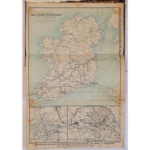 439 - Great Southern & Western Railway. Time & Fare Tables. October 1913. Map of railway lines. wo... 