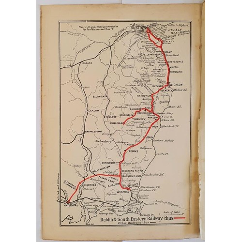 440 - Dublin and South Eastern Railway. Time & Fare Tables. New and Picturesque Route to Waterford. Br... 