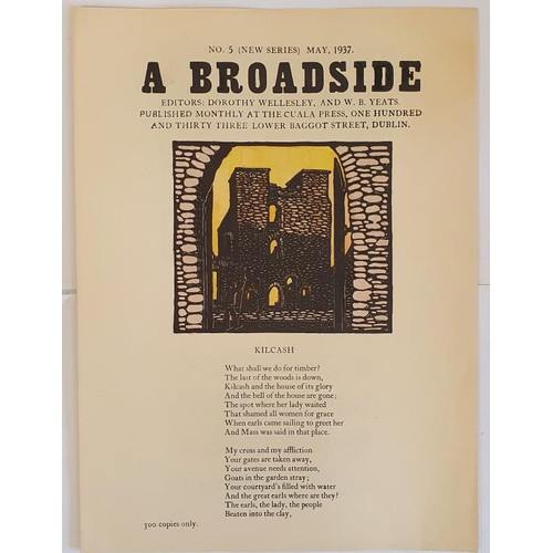 445 - Kilcash ‘What shall we do for Timber?’ by Frank O’Connor. A Broadside Published at... 