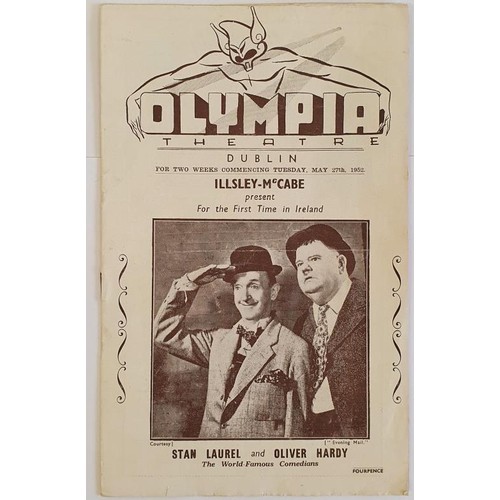 450 - Stan Laurel and Oliver Hardy: Olympia Theatre programme of A Spot of Trouble starring Laurel and Har... 