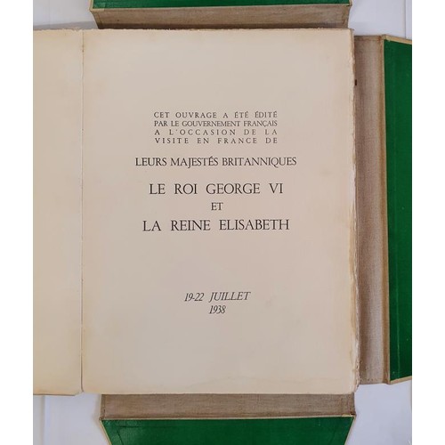 460 - L'occasion de la visite en France de leurs majestés Britanniques le roi George VI et la reine... 