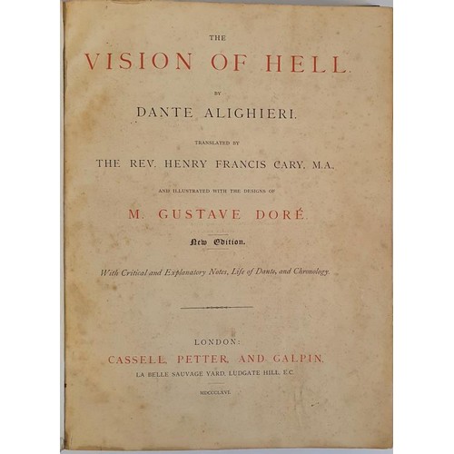 461 - The Vision of Hell / by Dante Alighieri ; translated by Henry Francis Cary, and illustrated with the... 