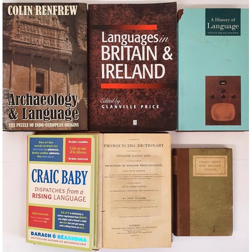 479 - Languages in Britain and Ireland, 4to, cards, 2000, mint. Renfrew, Archaeology and Language,h/b, dj,... 