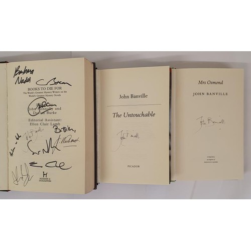 486 - John Banville – Books to Die For, published 2012, Signed by John Banville to the title page an... 