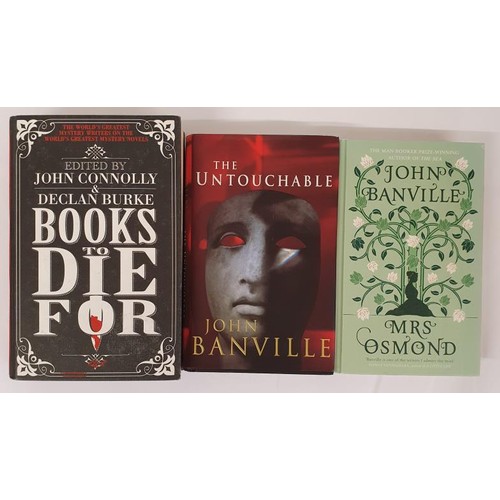 486 - John Banville – Books to Die For, published 2012, Signed by John Banville to the title page an... 