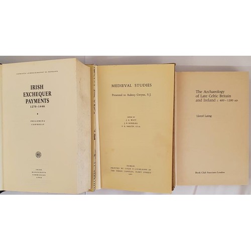 488 - Medieval Studies Presented to Aubrey Gwynn edited by Watt, Morrall and Martin. Three Candles Press. ... 