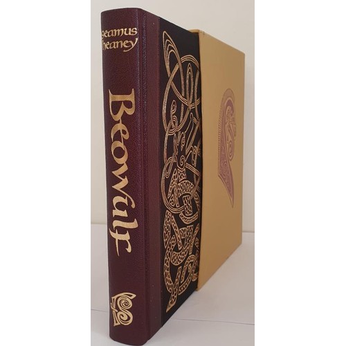 494 - Beowulf. A Verse Translation. Seamus Heaney, London: Folio Society, 2010. quarter-leather binding wi... 