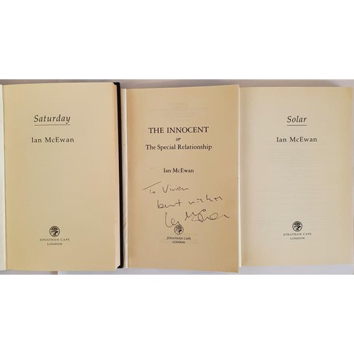 505 - Ian McEwan – Saturday, signed limited Edition. Published 2005.The Innocent, First UK Proof edi... 