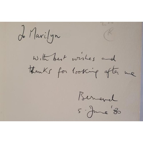 506 - Bernard MacLaverty –. Lamb, published 1980, Signed an Inscribed by the author. The Anatomy Sch... 