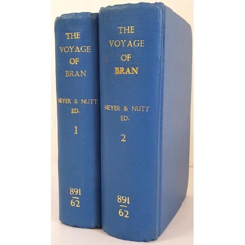 507 - The Voyage of Bran Son Febal Two Volume Set Alfred Nutt Published by David Nutt in the Strand, 1895.... 