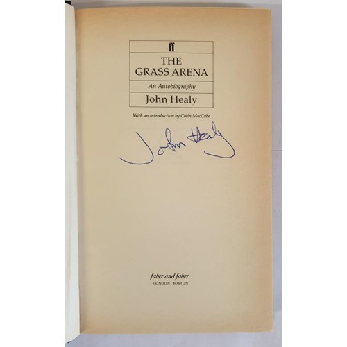 510 - The Grass Arena – John Healy. Published 1988. First UK Edition, First Printing. Signed by John... 