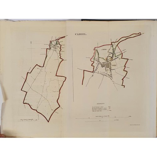 529 - Parliamentary Maps of the Towns and Cities of Ireland 1831-32. Complete with 33 Colour Maps of the T... 