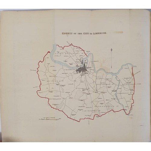 529 - Parliamentary Maps of the Towns and Cities of Ireland 1831-32. Complete with 33 Colour Maps of the T... 