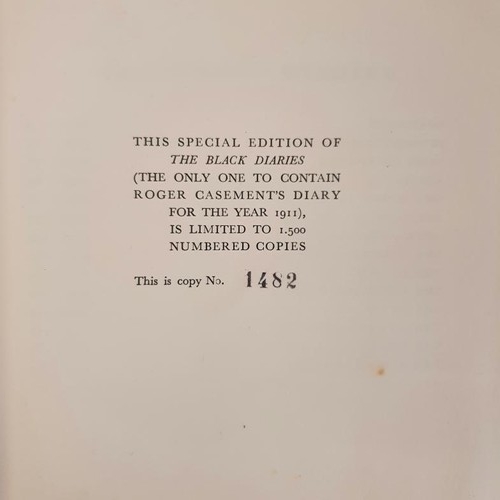 538 - Peter Singleton-Gates and M. Girodias. The Black Diaries of Roger Casement's Life & Times. 1959 ... 