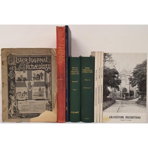 547 - Irish Interest: The History Of Irish Periodical Literature by Richard Robert Madden Vol 1-2, 1867; G... 