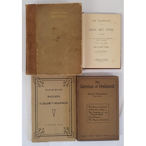 552 - Oscar Wilde - Echoes from Kottabos, published 1908. There are 12 contributions (poems) by Wilde and ... 