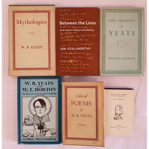 574 - William Butler Yeats collection. Mythologies. 1959; Between the Lines. Yeats’s Poetry in the M... 