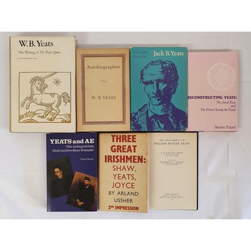 577 - Yeats Collection. Autobiographies. 1956; Yeats and AE by Kuch; The Development of Yeats by Menon. 19... 